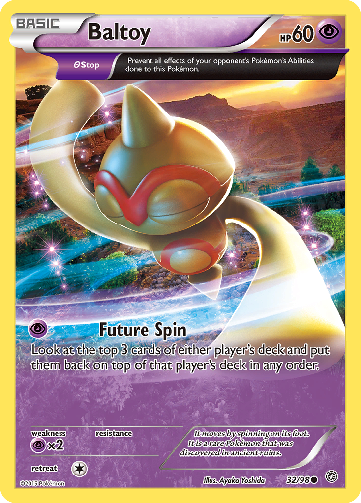 Ancient Origins Holo Baltoy #32/98